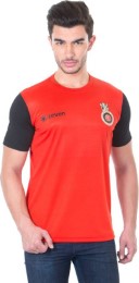 Royal Challengers Bangalore Solid Men's Round Neck Red T-Shirt